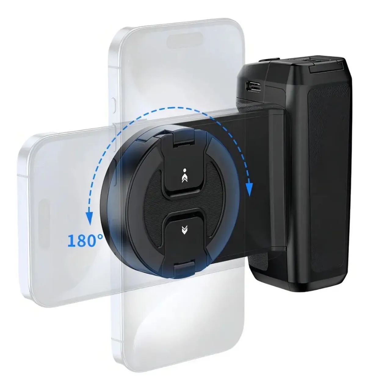 Suporte De Celular Com Grip Bluetooth Magnetico Ulanzi Ma35 Cor Preto<br> - Foto 2