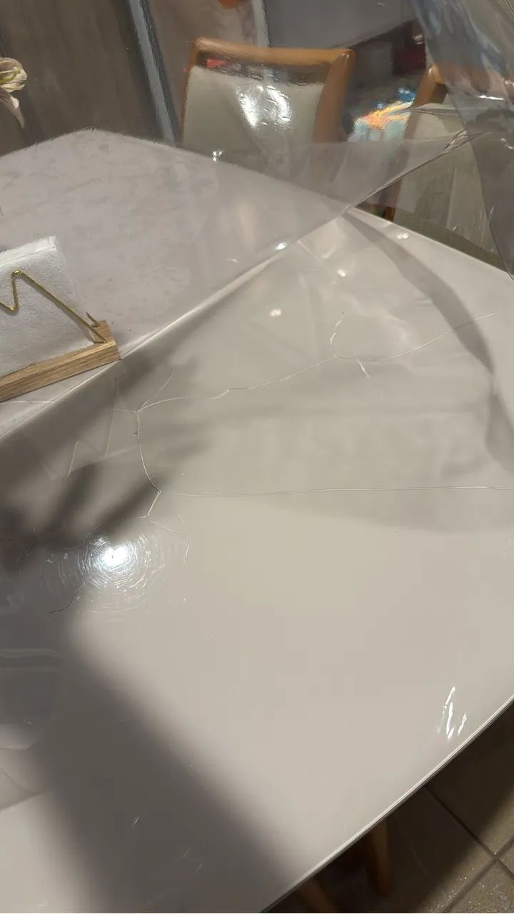 Mesa de Jantar 4 lugares Danificada - SOMENTE A MESA - Foto 5