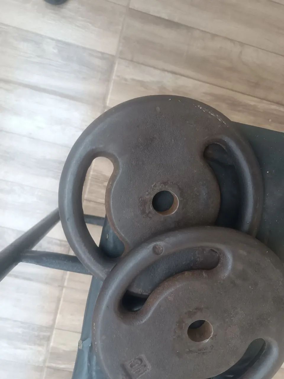 Duas anilhas de 10 kg