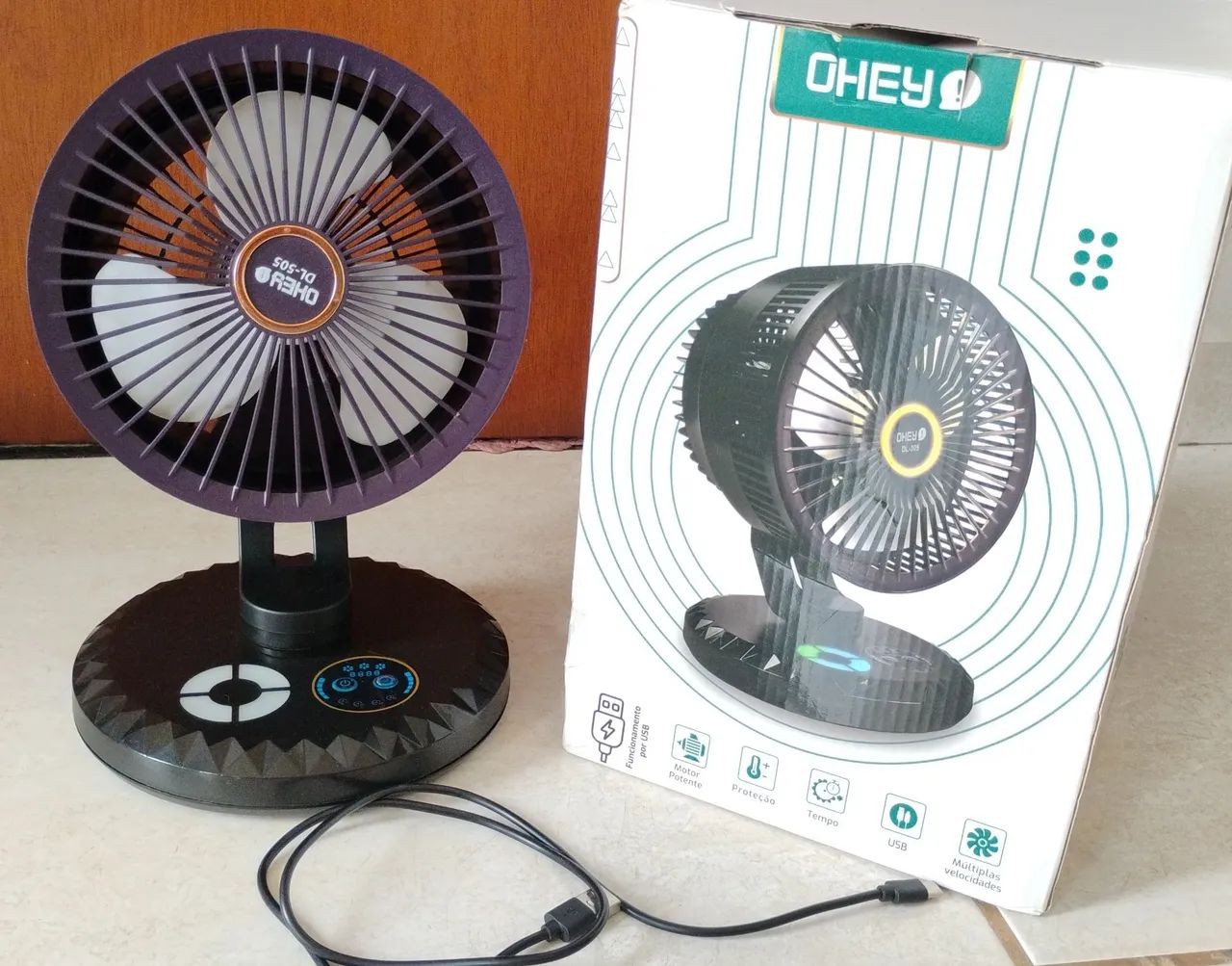 Ventilador USB de Cabine
