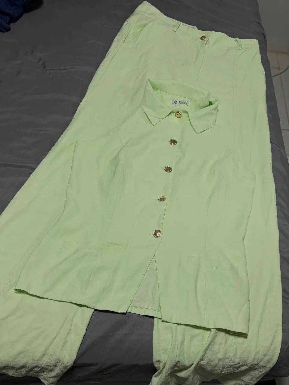 Conjunto elegante calça + blusa - Foto 2
