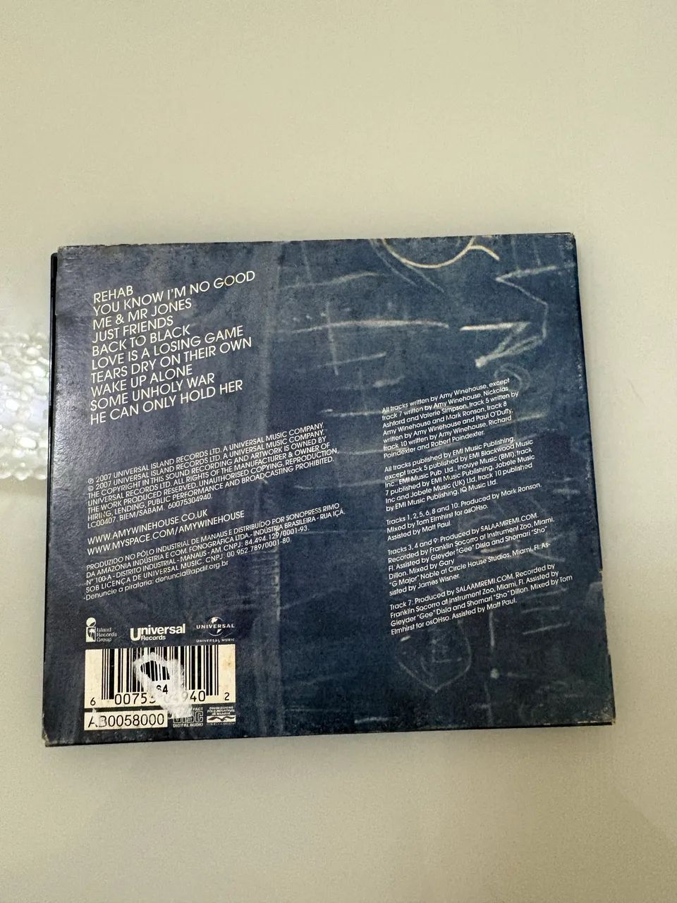 CD Amy Winehouse - Back to Black (Digipack) - Foto 2