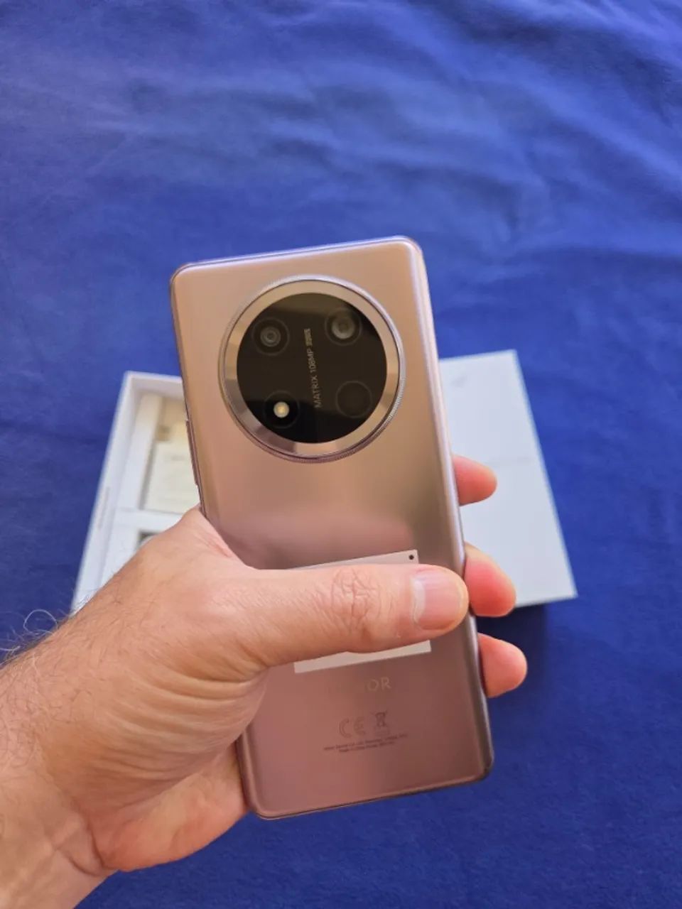 Celular Honor Magic 7 Lite 12GB/512GB Titaniu Purple - Foto 2