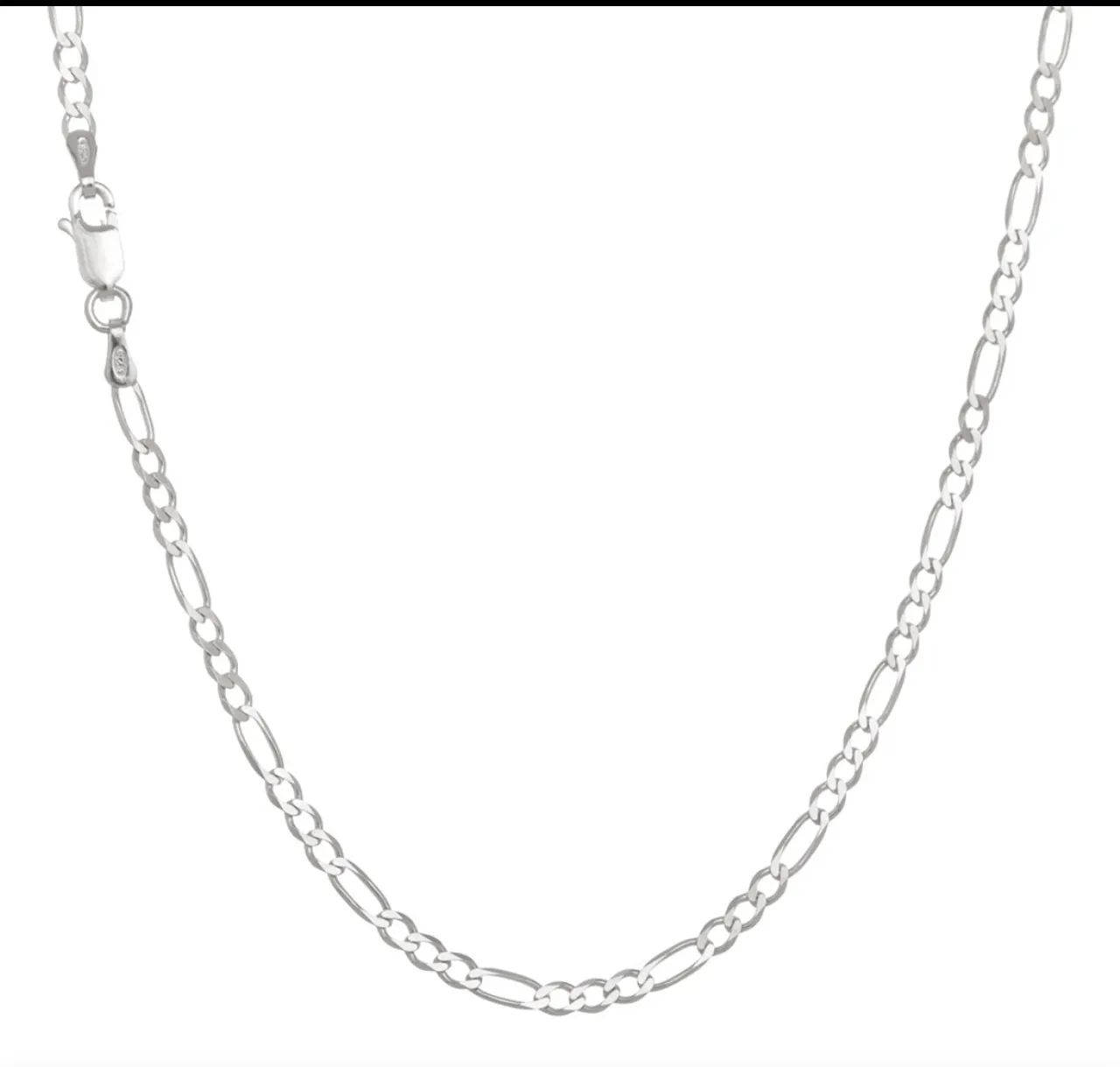 Corrente Prata Figaro 925