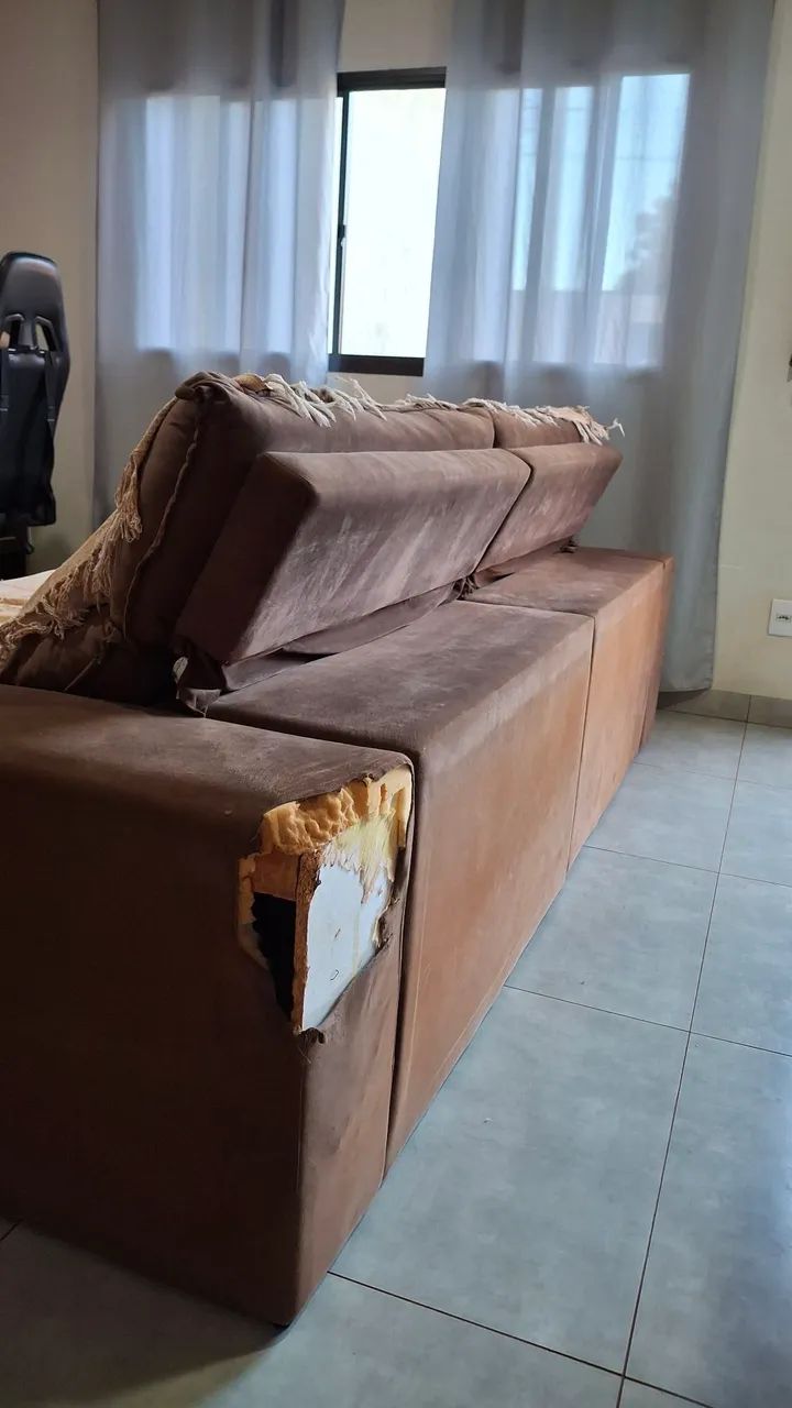 Sofá retrátil usado  - Foto 5