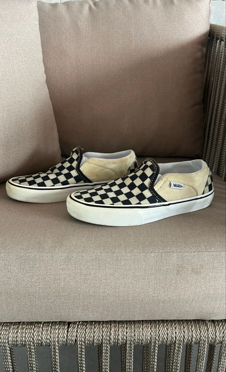 Tênis vans quadriculado 