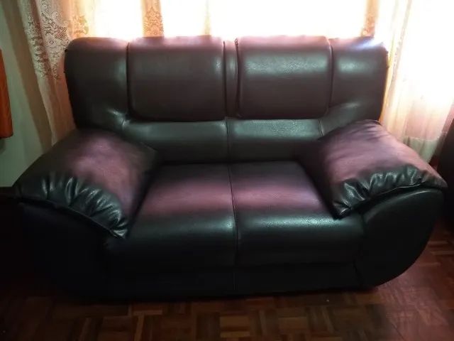 Sofá 2 e 3 Lugares Courvin Cor Verde Conservado - Foto 3