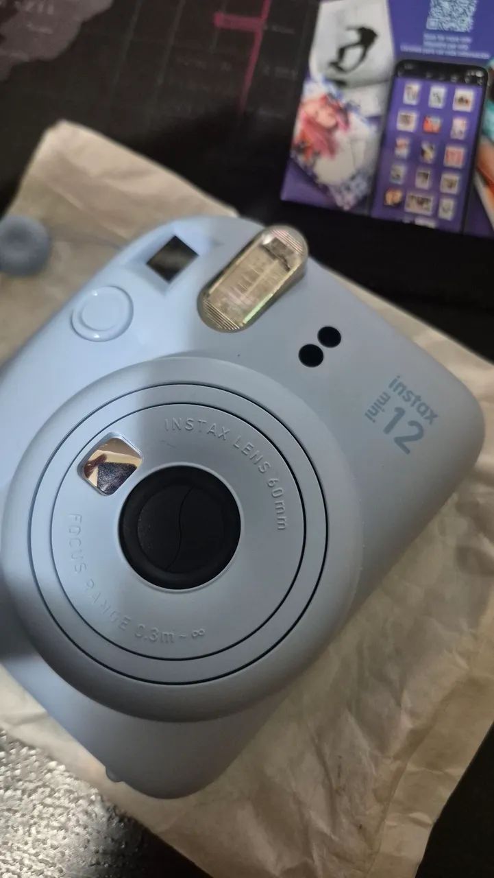 Instax Mini 12 PASTEL BLUE com apenas 1 mês de uso - Foto 4