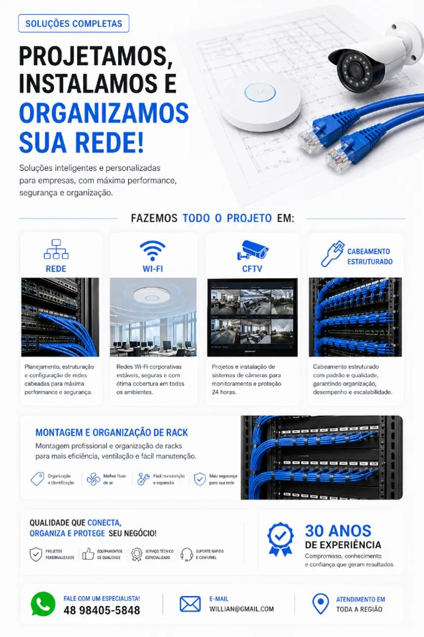 Técnico de rede, internet e cabeamento. Roteadores Wi-Fi Especialista certificado - Foto 3