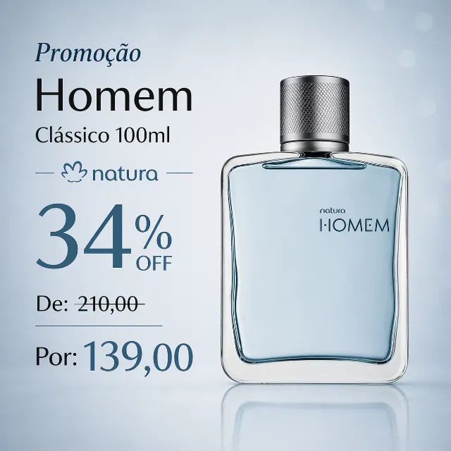 Natura Homem 100 ml Masculino