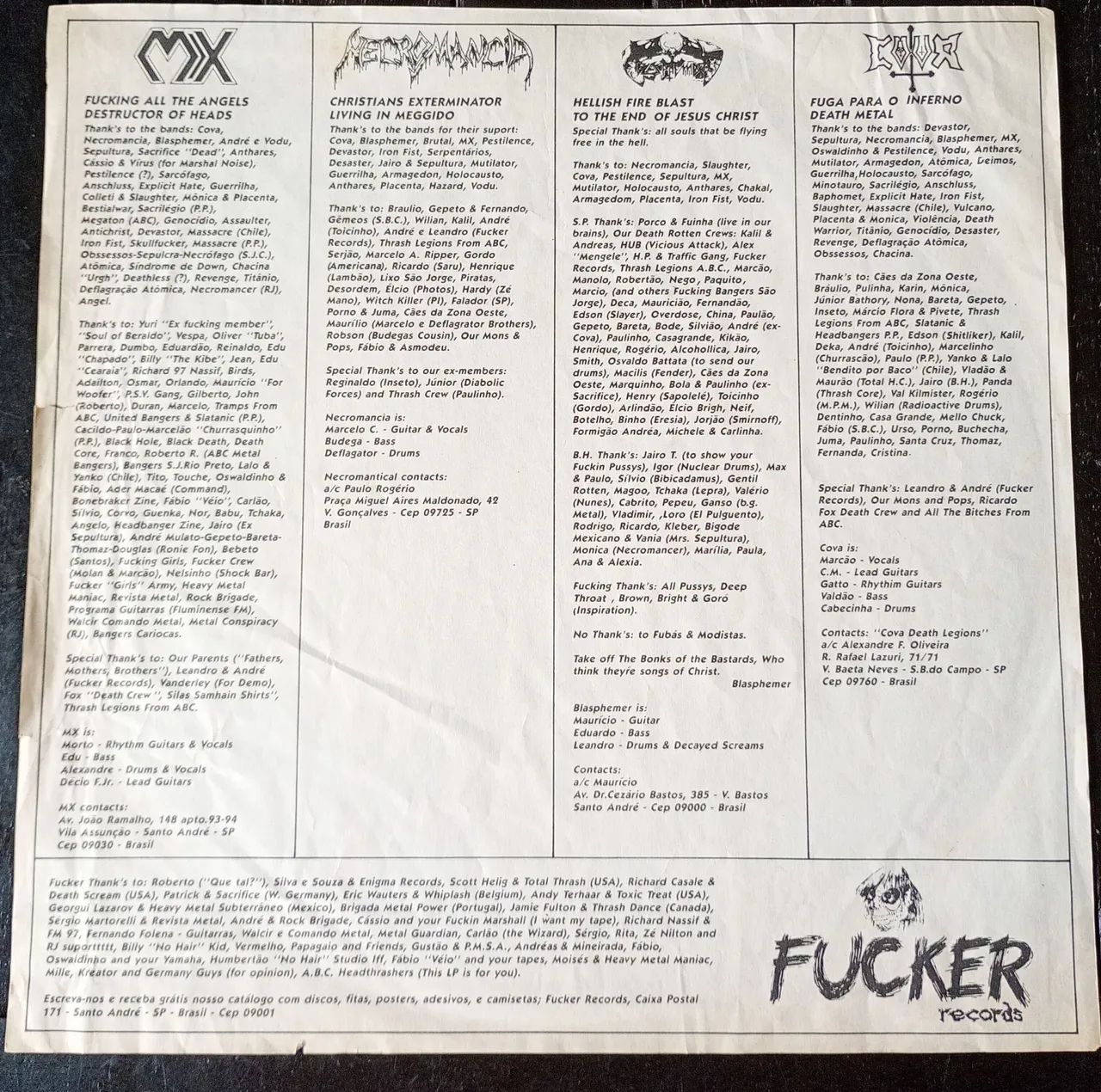 LP HEADTHRASHERS Live Com Encarte Disco De Vinil  - Foto 3