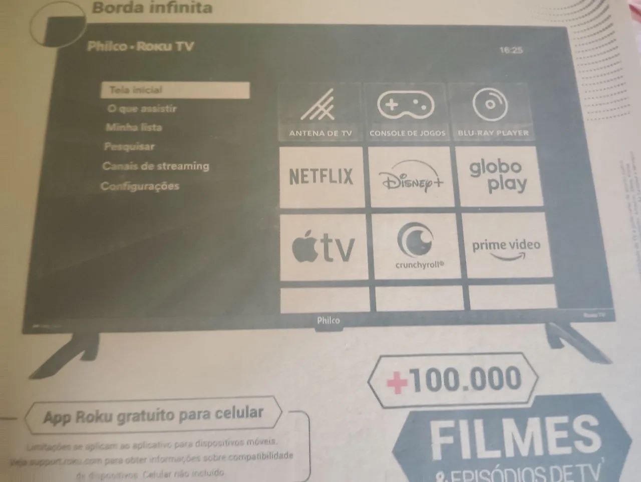 TV Philco Roku 32 Polegadas  - Foto 4