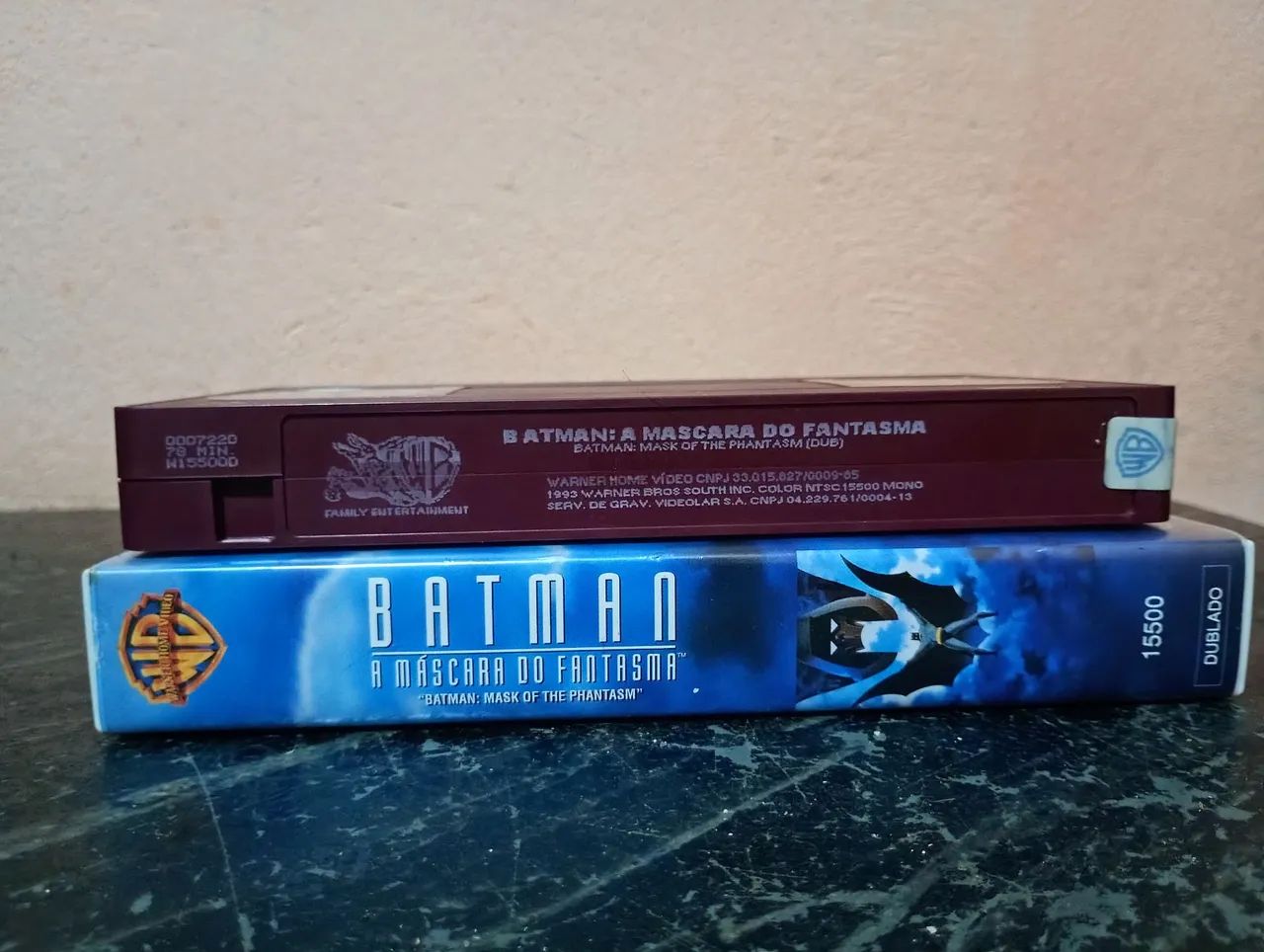 VHS FILME DO BATMAN ( A MÁSCARA DO FANTASMA) NOVO DUBLADOS  - Foto 4