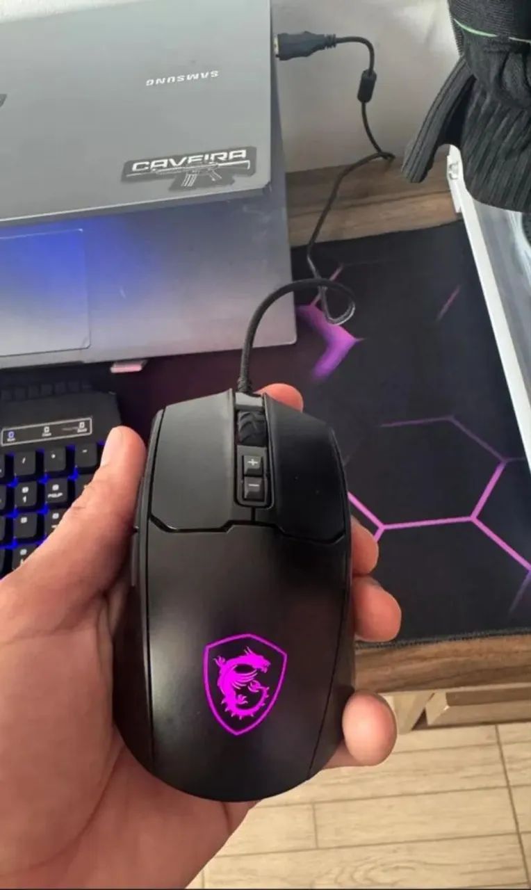 Kit teclado e mouse MSI Forge Gk100 - Foto 3