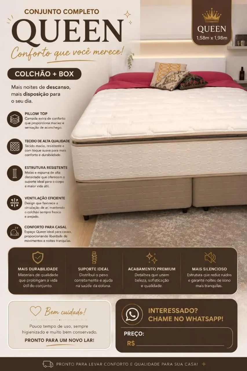 CAMA QUEEN OTIMO ESTADO