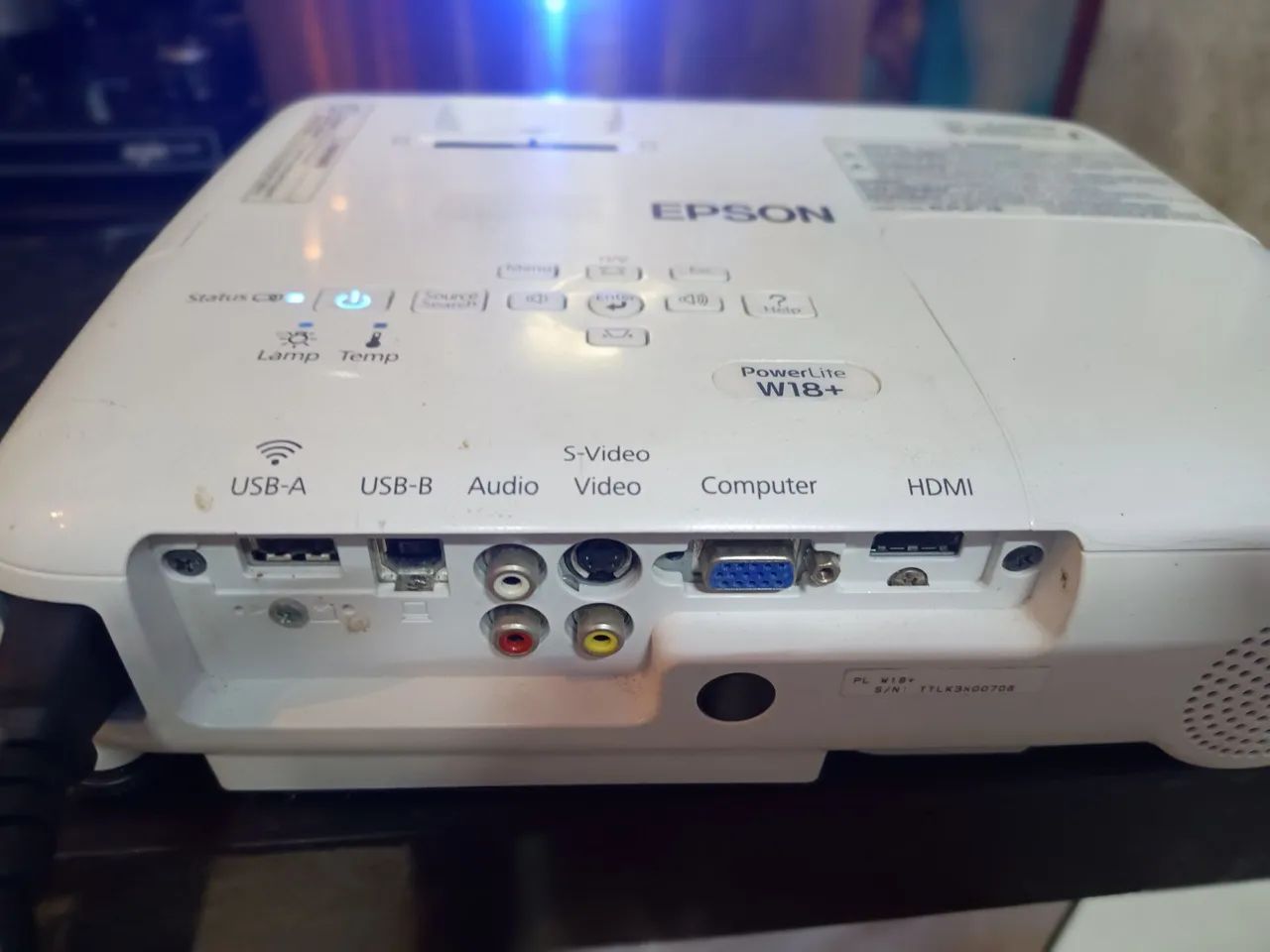 Projetor Epson W18 HDMI Vga 3000 Lumens  - Foto 4