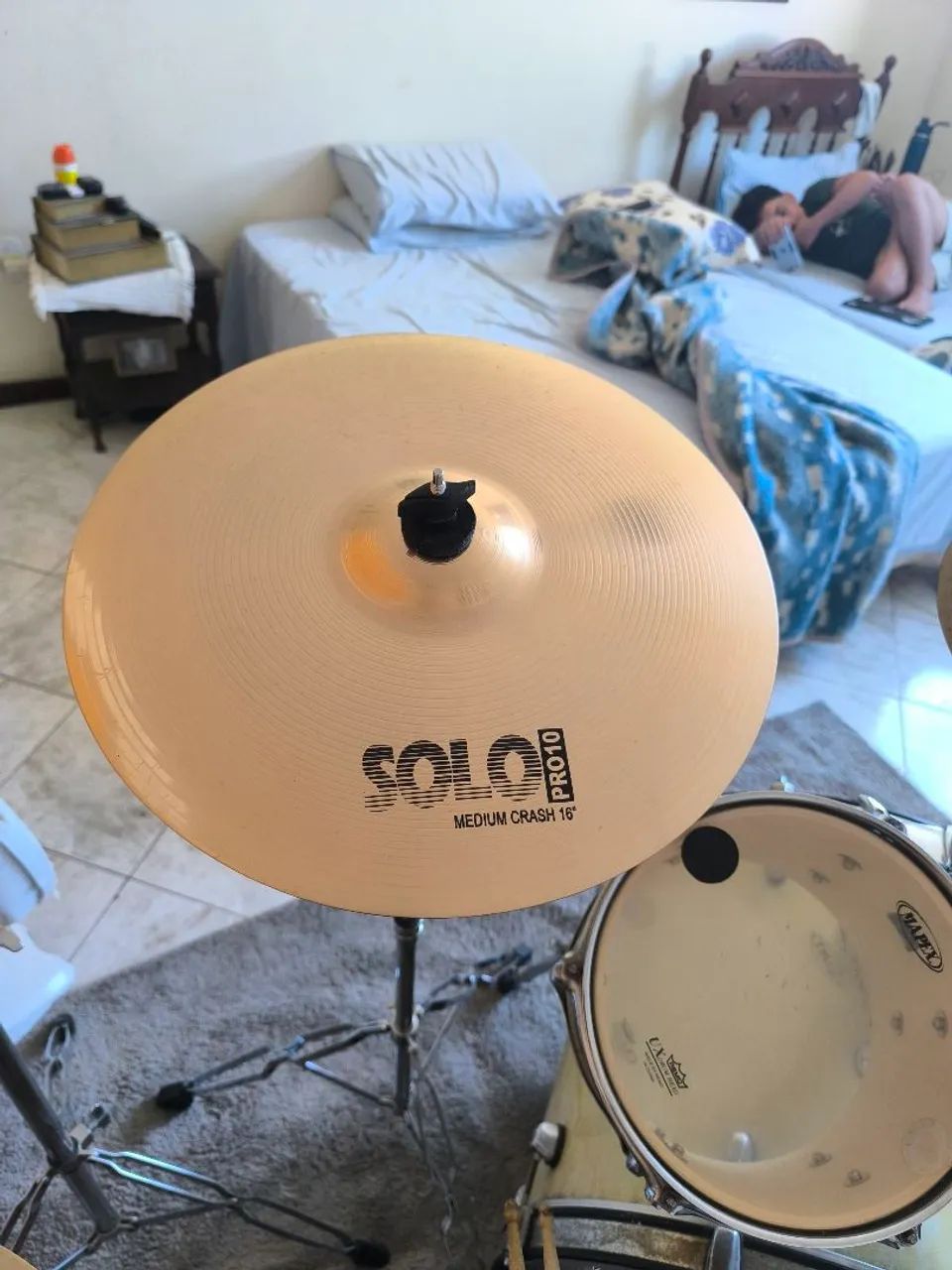 Pacote instambul 18" modelo MSX,  16" e 18" polegadas marca Orion solo pro 10 medium crash - Foto 4