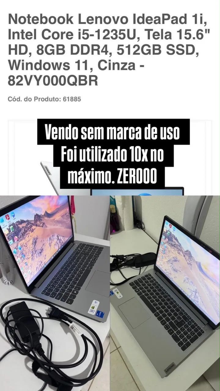 Vendo notebook seminovo em perfeito estado - Foto 4