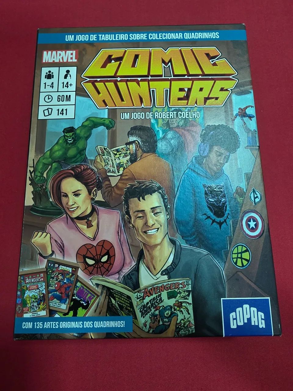 Jogo de tabuleiro/cartas Comic Hunters