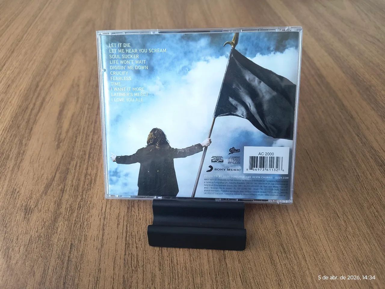 CD Ozzy Osbourne -Scream - Foto 2