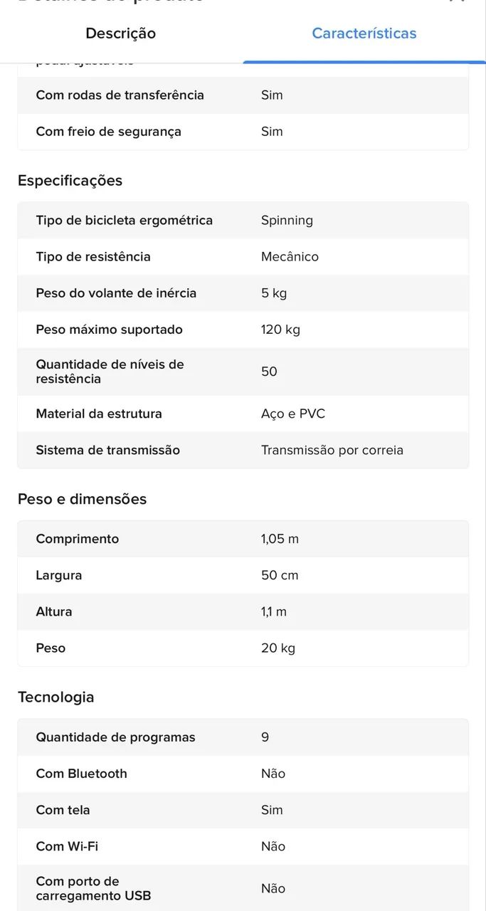 Bicicleta ergométrica  - Foto 5