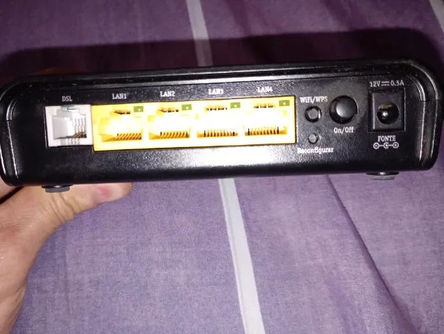 Modem de internet, banda larga, cabo Metálico. - Foto 5