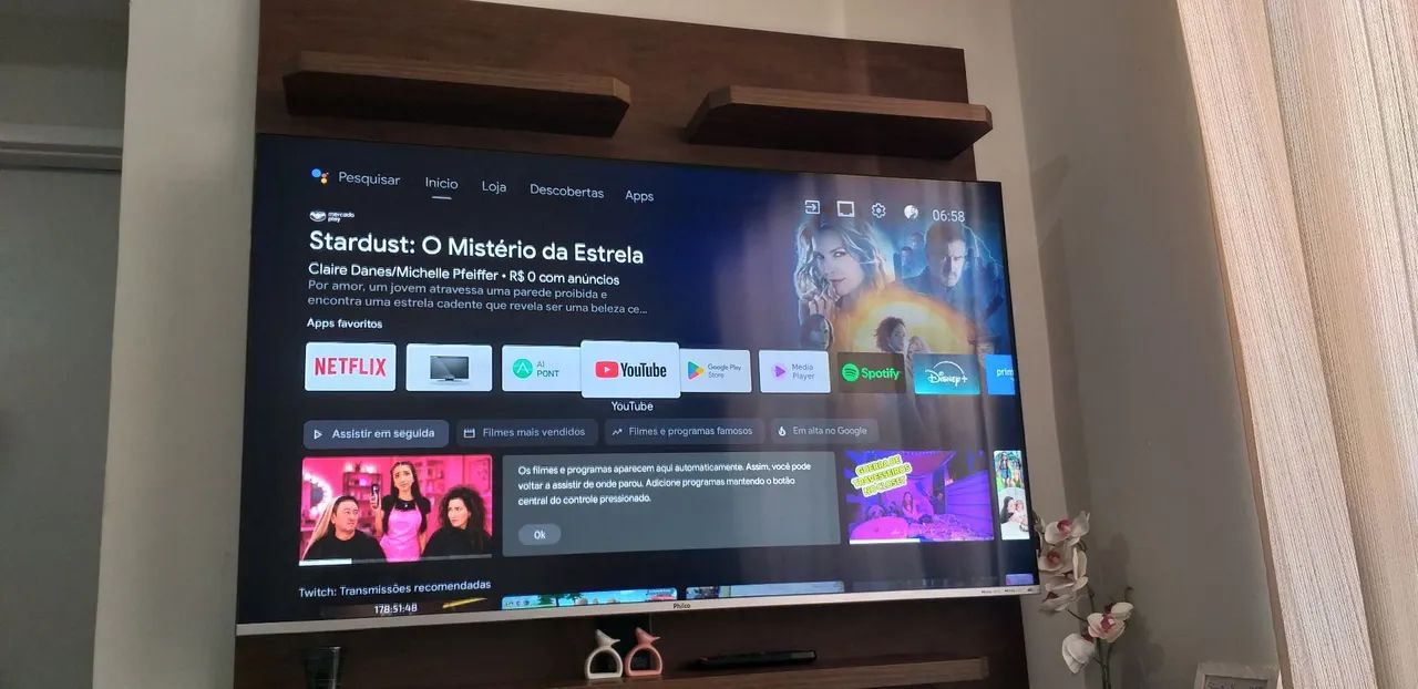 SMART TV PHILCO 58" 4K UHD ANDROID TV - Foto 4