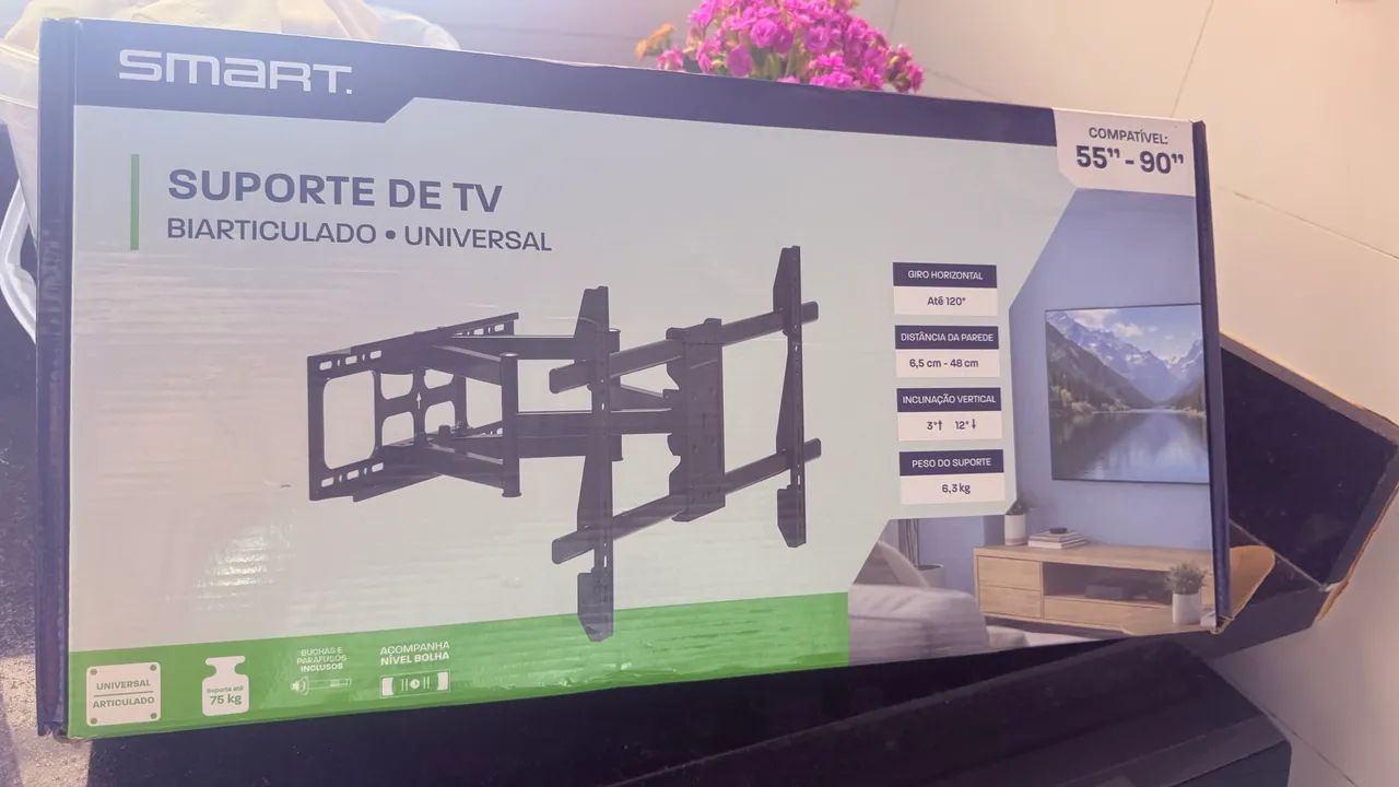 Suporte para TV 55 a 90 Polegadas Bi Articulado TML-2030A-2 - Smart