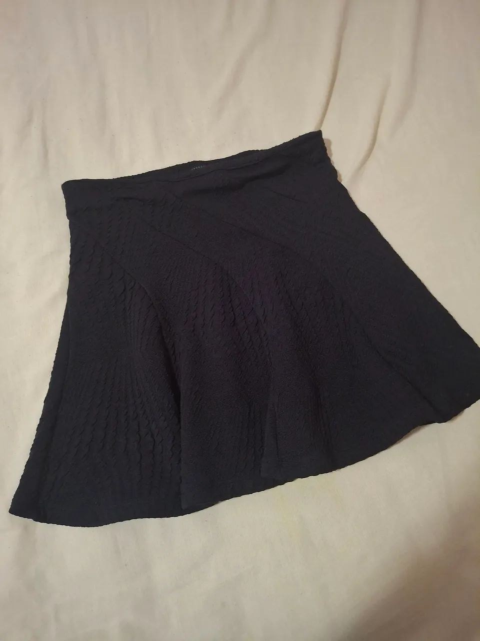 Saia preta plissada C&A - Foto 2