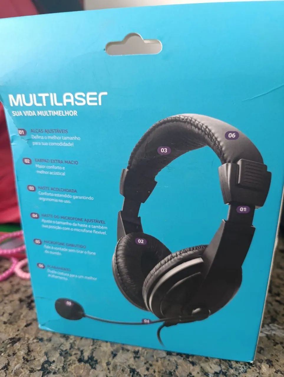 Fone Headset Multilaser Giant P2 - Foto 2