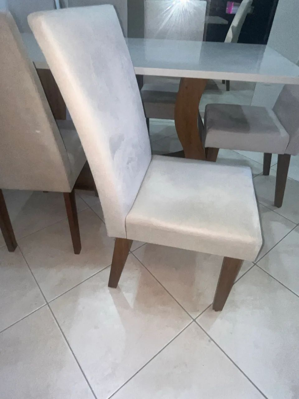 Mesa retangular 6 cadeiras - Foto 4