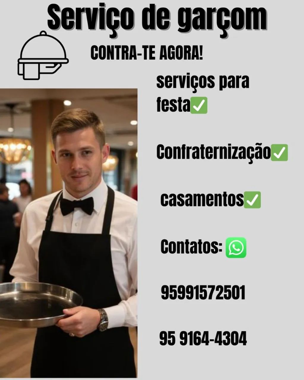 SERVIÇO DE GARÇOM 