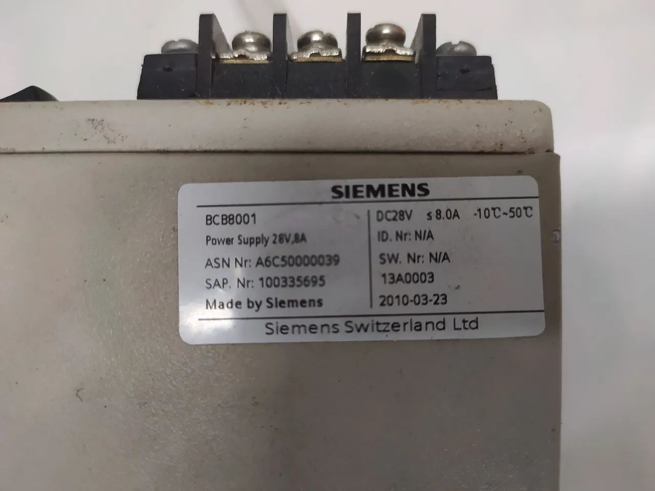 Fonte 28v 8A Siemens 