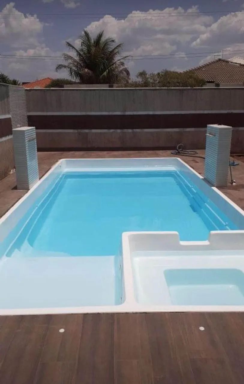 Piscina c SPA e prainha 9x4 e brinde 
