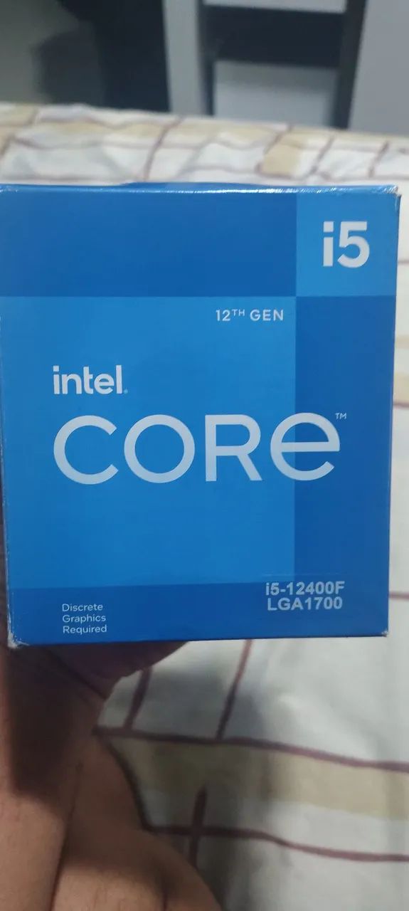Processador Intel i5 12400F. 