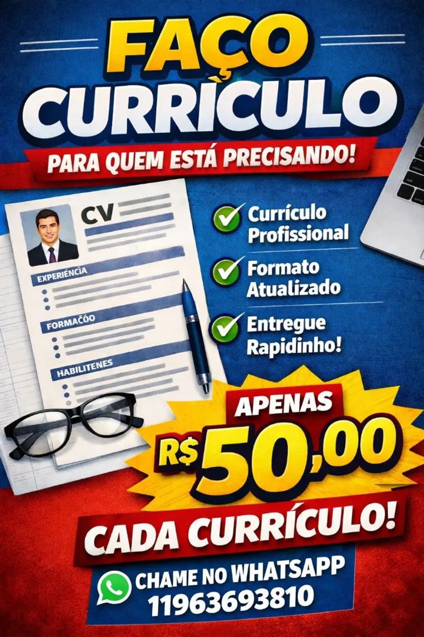 Faço currículo 