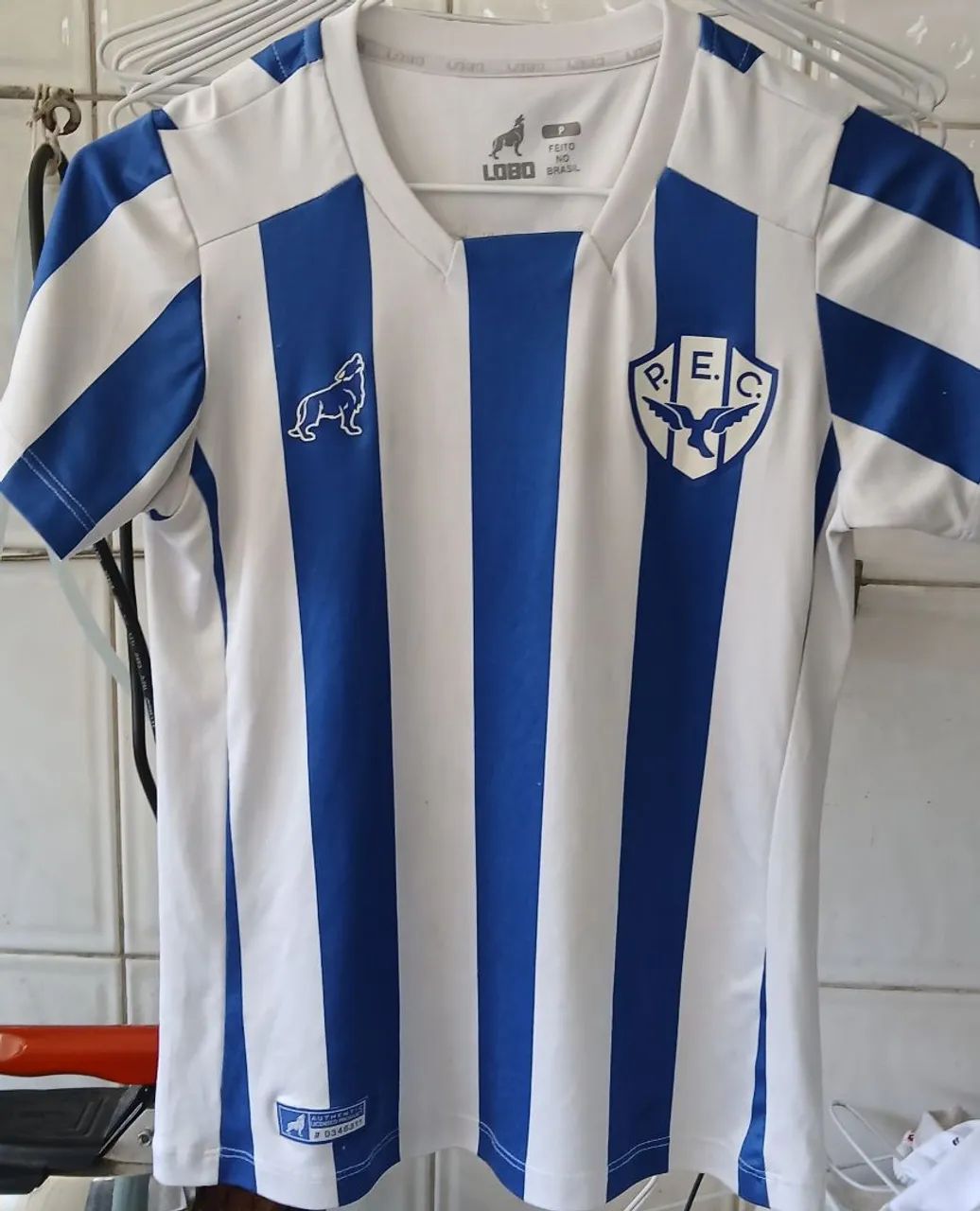 Camisa Paysandu Sport Club Lobo Tam. P Branca e Azul - Foto 2