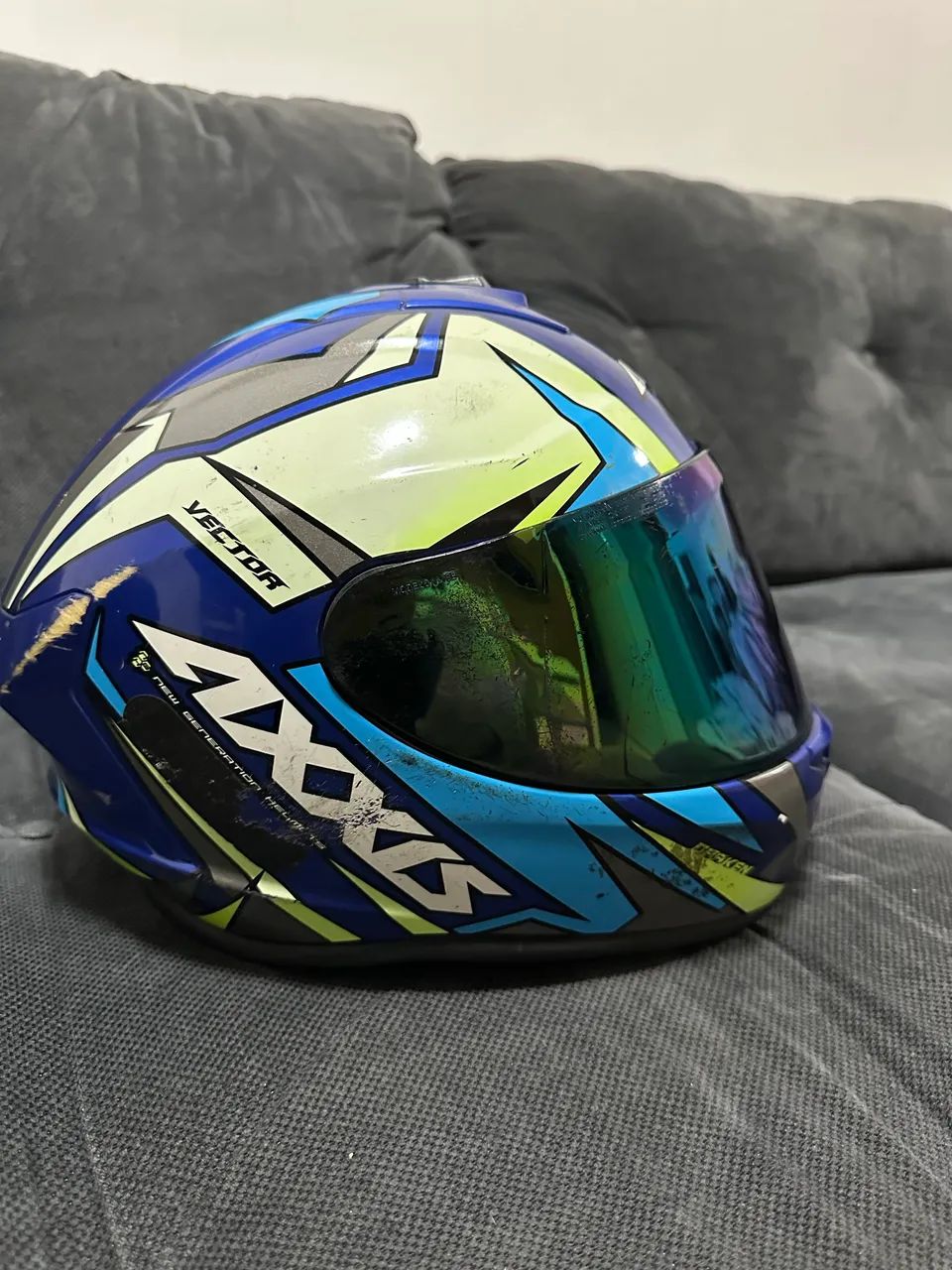 Capacete axxis 60, com intercomunicador  - Foto 3