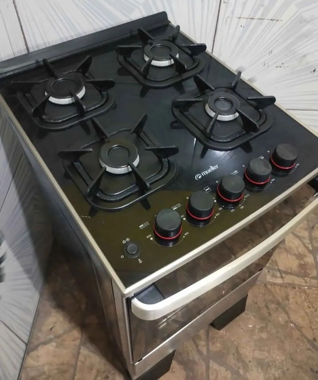 Vendo fogão mesa de vidro 