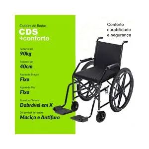 Cadeira Rodas semi nova - Grátis Almofada inflável  - Foto 2