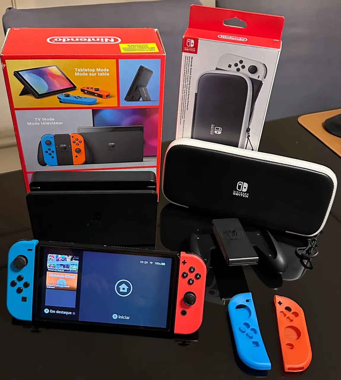 Nintendo Switch OLED 64 GB com desbloqueio