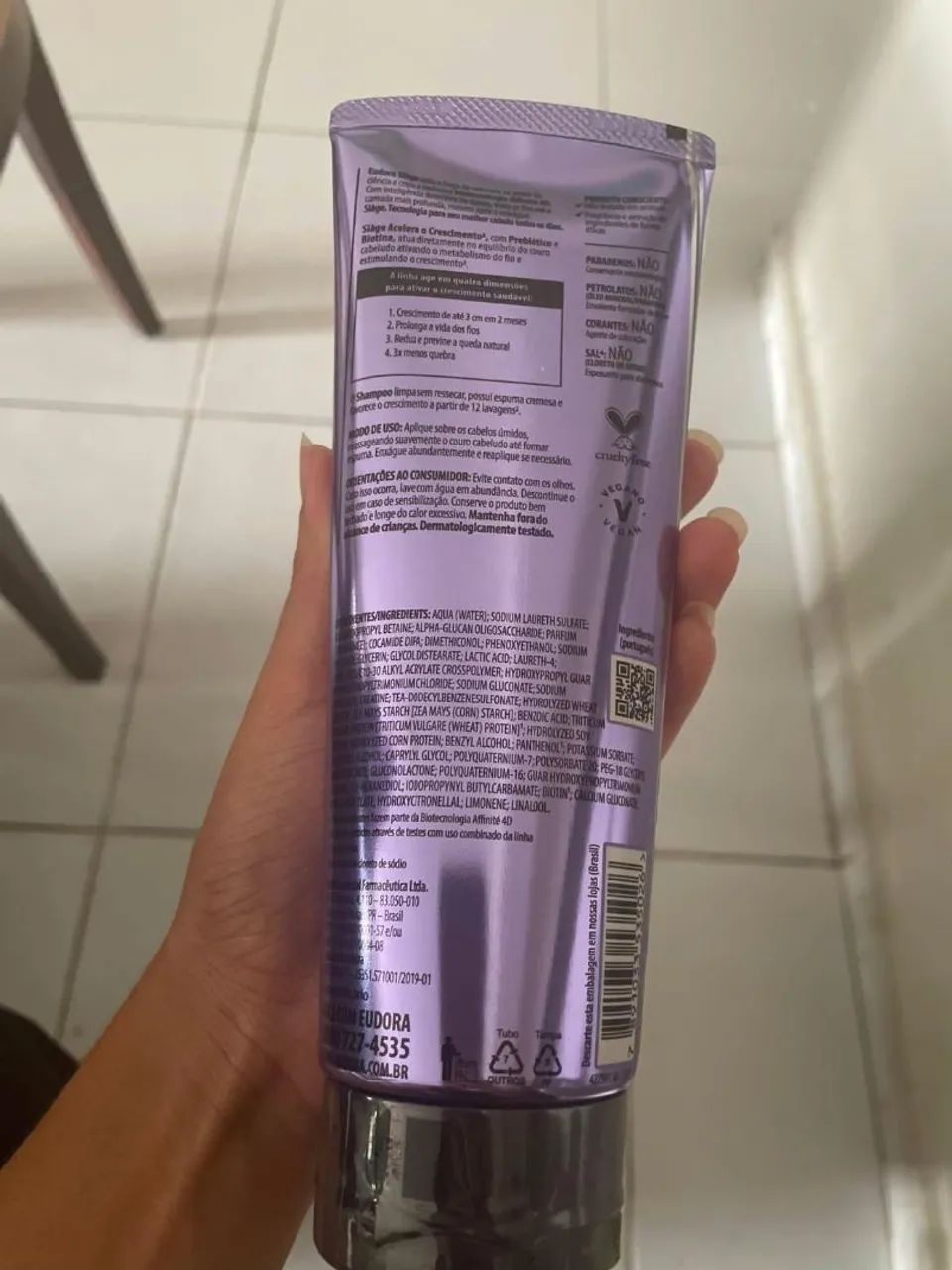Kit 3 shampoo siage crescimento  - Foto 3