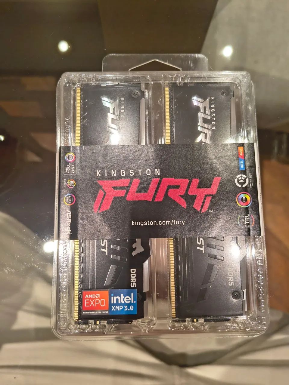 Memória Ram DDR5 2x8 Kingston Fury 6000mhz CL30 - Foto 3