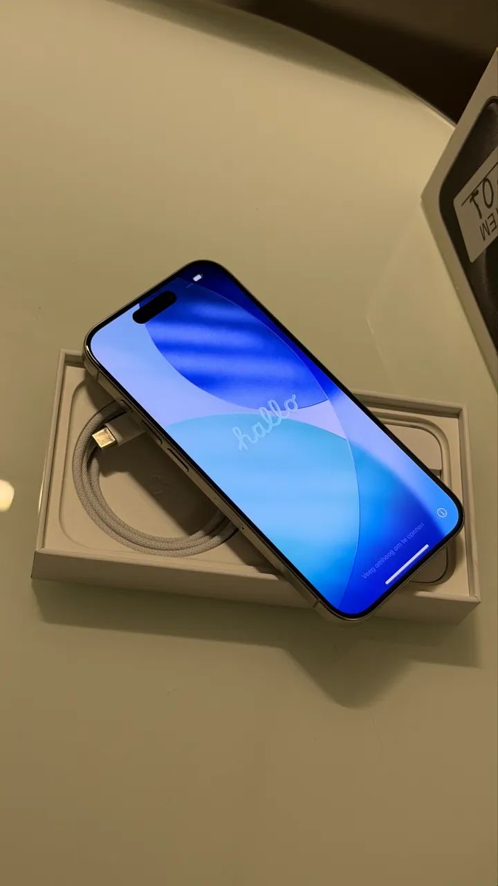 iPhone 15 Pro 128gb branco  - Foto 4