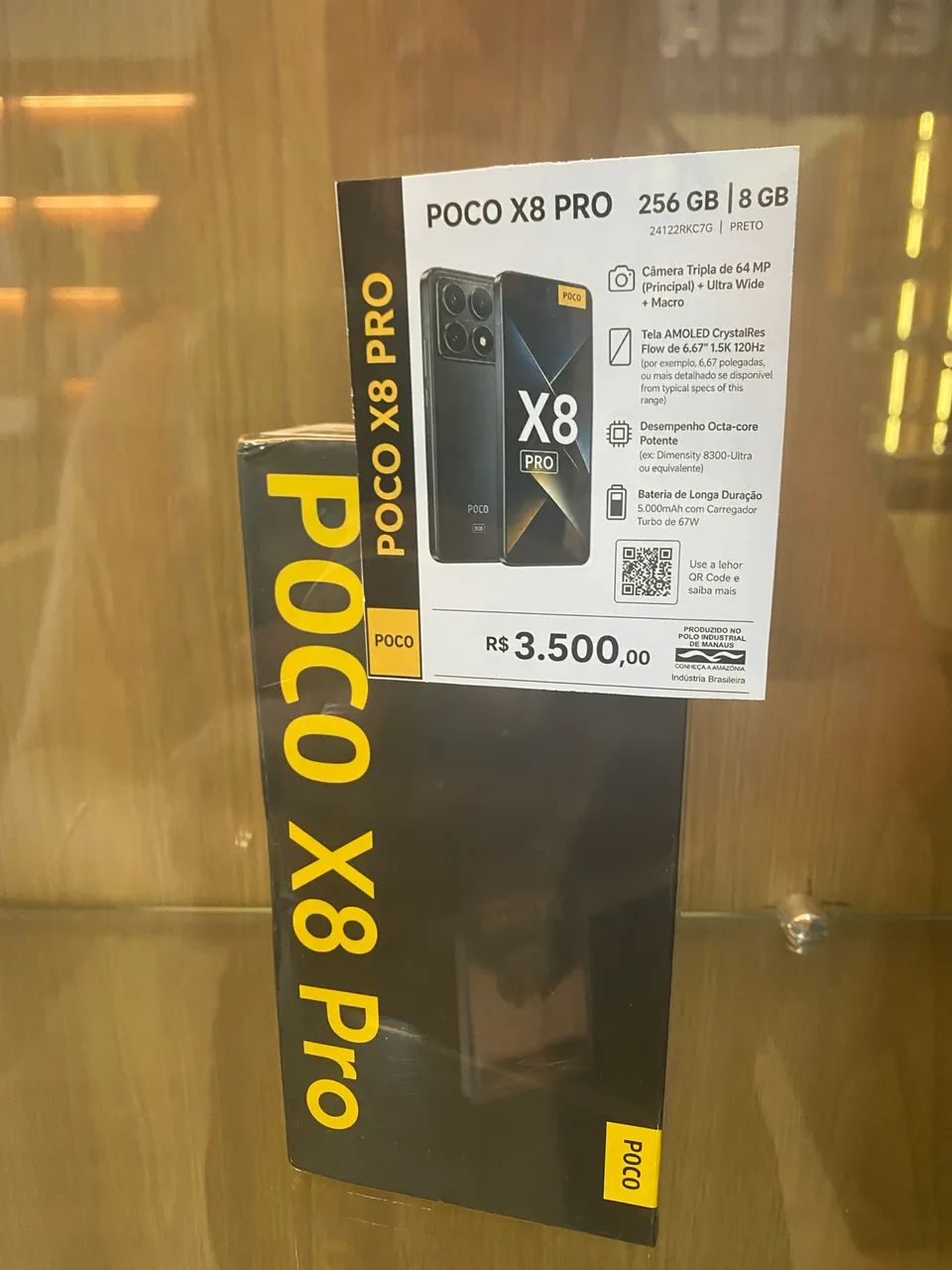 Vendo poco x8 pro lacrado