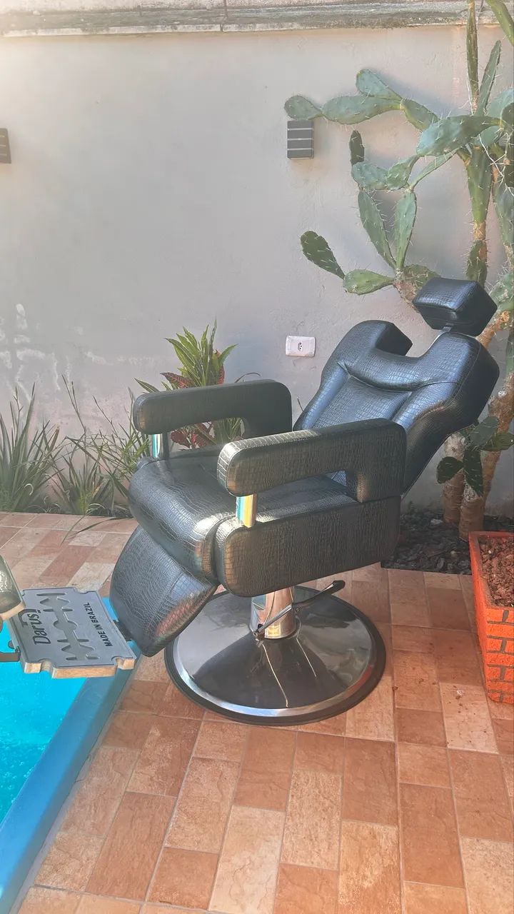 Cadeira Para Barbearia E Salão De Beleza Darus Arizona - Foto 2