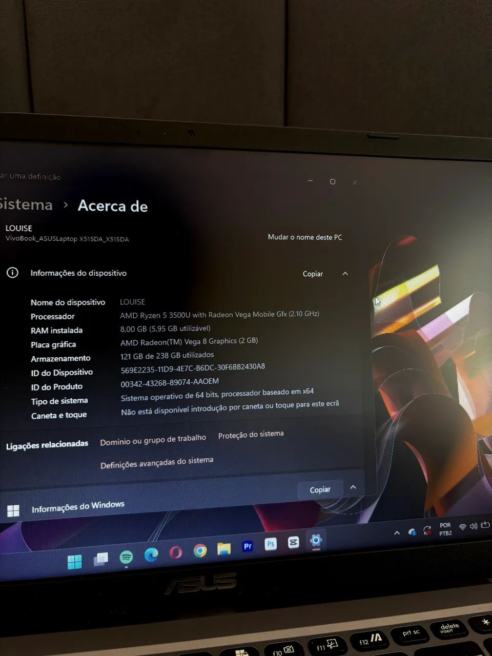 Notebook ASUS Vivobook SSD AMD Ryzen 5 - Foto 4