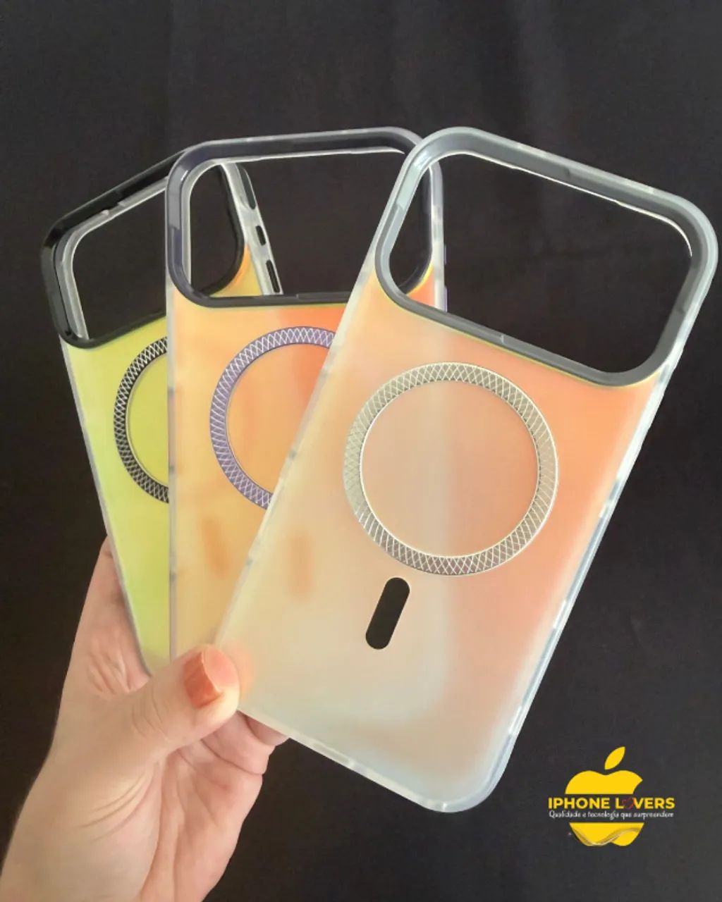 Case holográfica iPhone 17 Pro Max - Foto 2