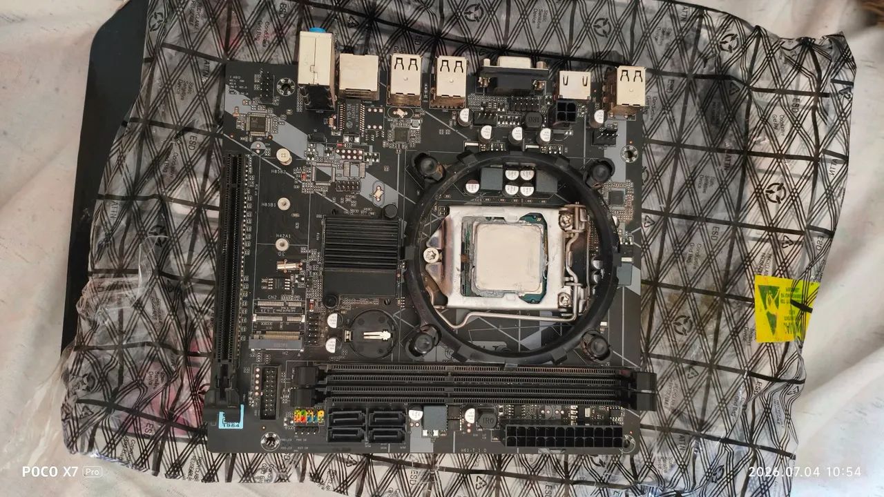 Placa mãe H61-19B e processador i5-3470 - Foto 4