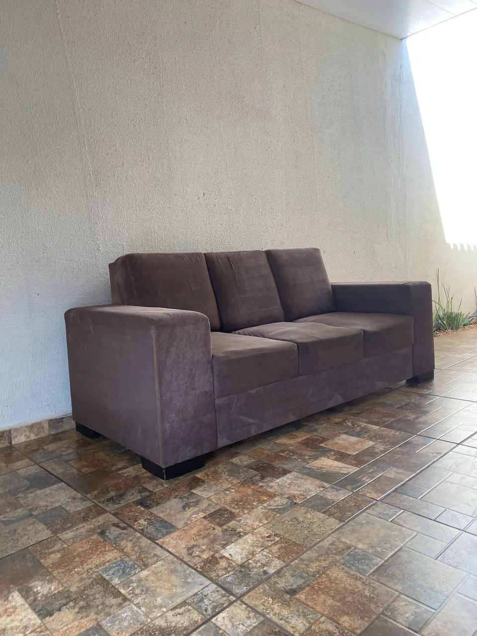 Lindo Sofá 3 Lugares Suede  - Foto 5